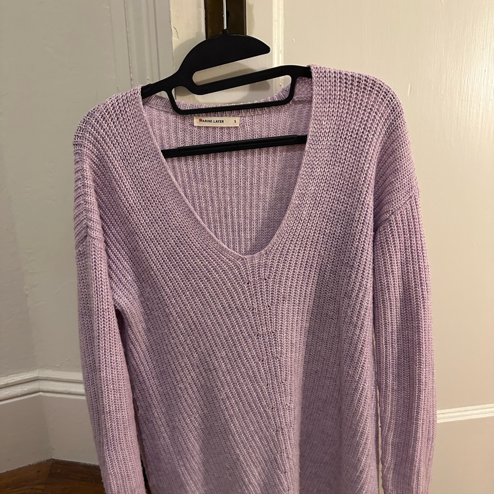 Marine Layer Sweater Lavender
